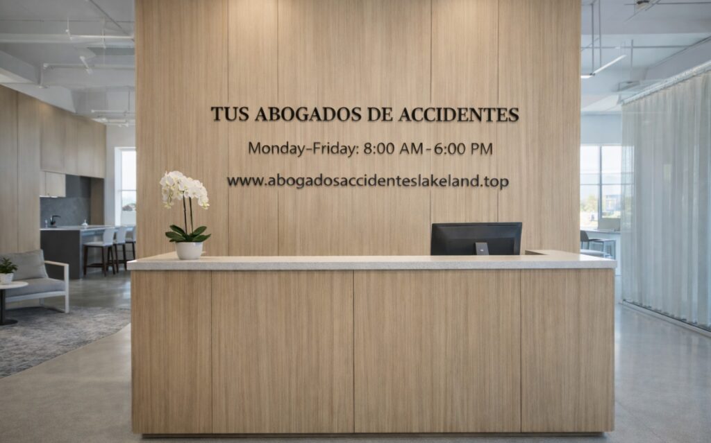 Tus Abogados de Accidentes Reception Area