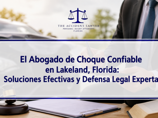El Abogado de Choque Confiable en Lakeland, Florida: Soluciones Efectivas y Defensa Legal Experta